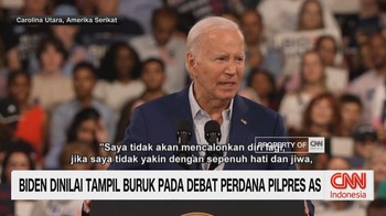 VIDEO: Biden Dinilai Tampil Buruk Pada Debat Perdana Pilpres AS