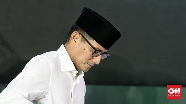 Sandiaga Uno mengaku menerima kenyataan bahwa partai berlambang Ka'bah itu tidak lolos ke parlemen imbas sejumlah gugatan sengketa Pemilu 2024 di MK ditolak.